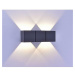 PAUL NEUHAUS LED venkovní nástěnné svítidlo antracit s teple bílou barvou světla, nastavitelné s