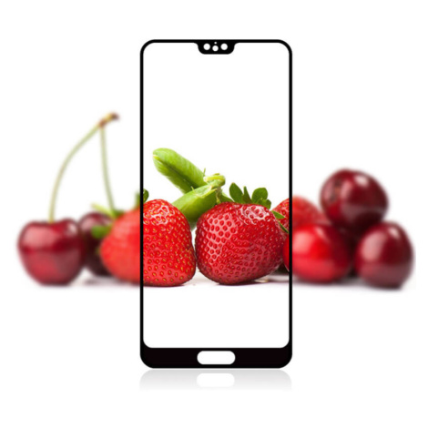 3x 3D zahnuté ochranné sklo pro Huawei P20 Pro - černé - 2+1 zdarma