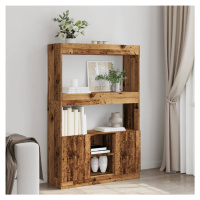 vidaXL Skříň highboard old wood 92 x 33 x 140 cm kompozitní dřevo