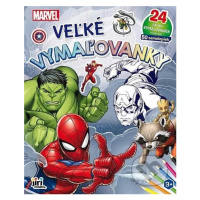 Veľké vymaľovank - Marvel (24 strán vymalovaniek a viac než 50 samolepiek) - kniha z kategorie O