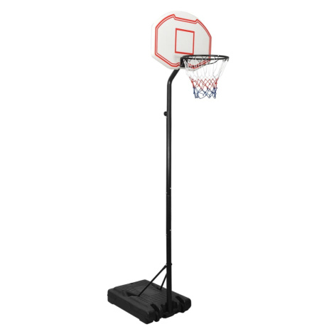 vidaXL Basketbalový koš bílý 282–352 cm polyethylen