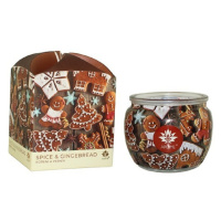 Arome Svíčka ve skle a flower boxu, Spice & Gingerbread, 90 g