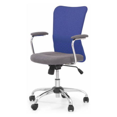 Dětská židle ONDY modrá/šedá