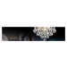 TooLight Křišťálové stropní svítidlo Glamour APP403-C stříbrné