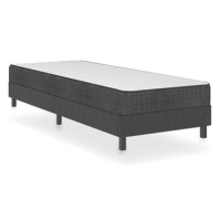 SHUMEE postel boxspring 80 × 200 cm, textil, tmavě šedá 3054704