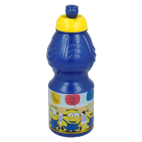 Plastová lahev Mimoni, 400ml, modrý STOR