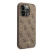 Guess GUHCP14XG4GFBR hard silikonové pouzdro iPhone 14 PRO MAX 6.7" brown 4G Metal Gold Logo