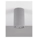 NOVA LUCE venkovní stropní svítidlo EMILE šedý beton skleněný difuzor LED 5W 3000K 120-230V IP65