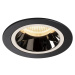 SLV BIG WHITE NUMINOS DL M vnitřní LED zápustné stropní svítidlo černá/chrom 3000 K 55° včetně l