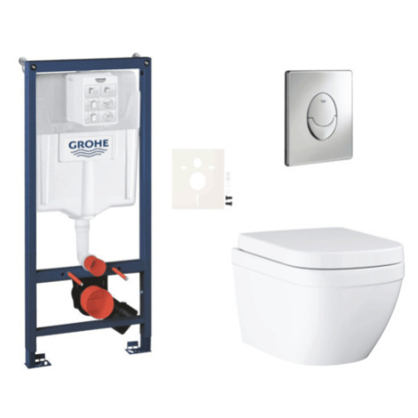 Závěsný wc set do lehkých stěn / předstěnová montáž GROHE Euro Ceramic SIKOGRSEUSA