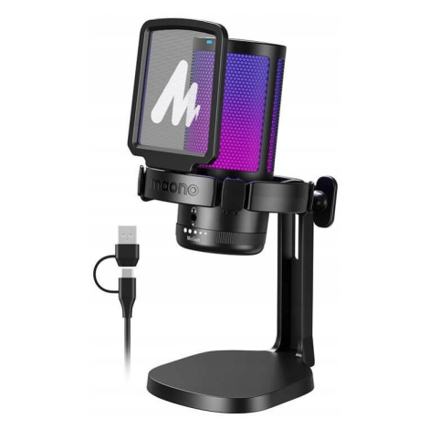 Maono Herní studiový mikrofon s Rgb podsvícením DGM20 Kardioidní