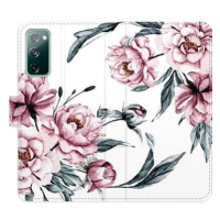 iSaprio flip pouzdro Pink Flowers pro Samsung Galaxy S20 FE