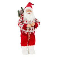 ArtFir Vánoční dekorace SANTA CLAUS 72B | červená/bílá 60 cm