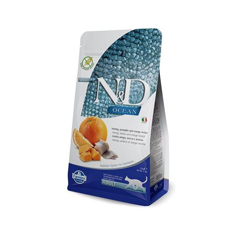 N&D Ocean Cat Adult Herring, Pumpkin & Orange 1,5 kg