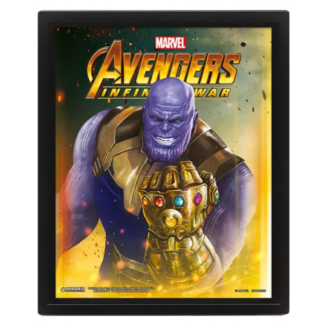 3D obraz Avengers Thanos