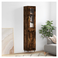 vidaXL Skříň highboard kouřový dub 34,5 x 34 x 180 cm kompozitní dřevo