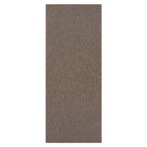 Hnědý koberec běhoun 250x80 cm Bello™ - Narma