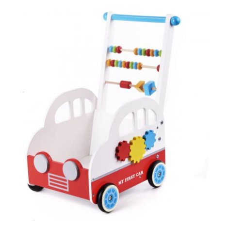 Chodítko - vzdělávací dřevěný vozík Toys Group
