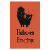 Ilustrace Halloween Greetings, mombeka, 24.6 × 40 cm