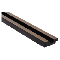 Obkladová lamela levé ukončení Fineza Slat Small Dark oak 270x3,6 cm SLAT01DOL