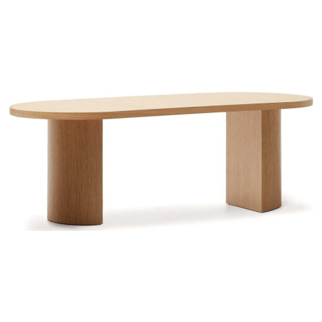 Jídelní stůl v dekoru dubu 100x200 cm Nealy – Kave Home