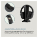 Auna Silencium, bezdrátová sluchátka, 20 m, 2,4 GHz, TV / Hi-Fi / CD / MP3, akumulátor, černé