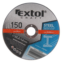 EXTOL CRAFT 106930 - kotouče řezné na kov, 5ks, 150x1,6x22,2mm