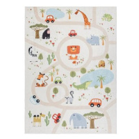 Dětský kusový koberec Bambino 1165 Zoo 120 × 170 cm