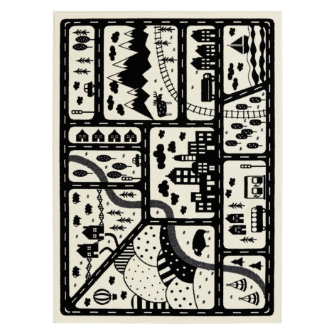 Hanse Home Collection koberce Dětský koberec Adventures 105541 Creme - 120x170 cm