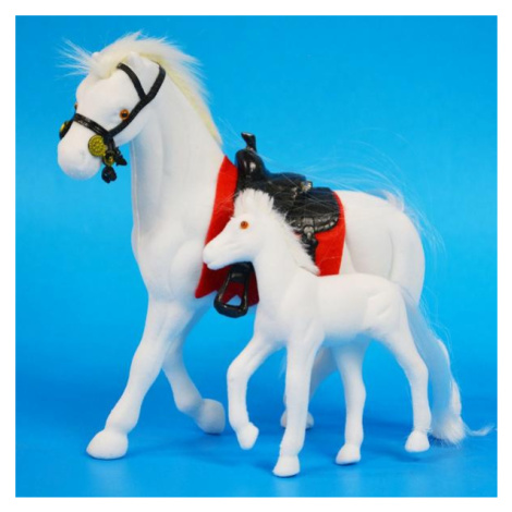 Koník s hříbětem - bílá Toys Group