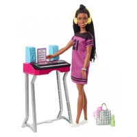 Barbie panenka “brooklyn” roberts a hudební studio, big city, big dreams, mattel gyg40