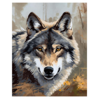 Obrazy na stěnu - Vlk v houští Rozměr: 40x50 cm, Rámování: bez rámu a bez vypnutí plátna