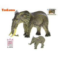 Zoolandia slon s mládětem 7-11cm