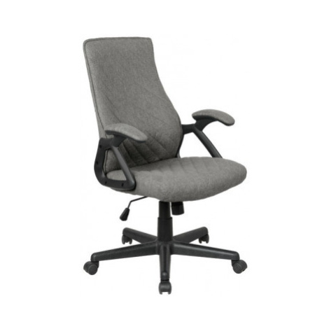 Kancelářská židle Lineus, šedá tkanina Asko