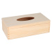 Dřevěná krabička na kapesníky s panty