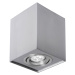 CHLOE GU10 IP20 SQUARE SILVER ADJUSTABLE SPOT