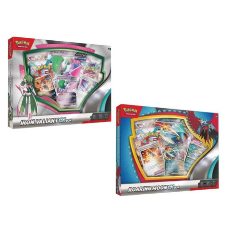 Pokémon TCG: Roaring Moon / Iron Valiant ex Box