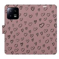 iSaprio Flip pouzdro Heart Dark 02 pro Xiaomi 13