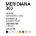 Designové nástěnné hodiny 303 Meridiana 50cm