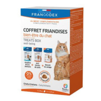 Francodex Pochoutka Box Well-being pro kočky 3x65g