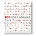Motivační obraz na zeď 100 Yoga asanas