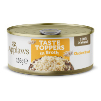 Applaws Taste Toppers in Broth 24 x 156 g - kuřecí