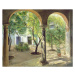 Obrazová reprodukce Shaded Courtyard, Vianna Palace, Cordoba, Timothy Easton, 40 × 33.1 cm