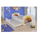 Dětská postel s obrázky - čelo Pepe II bar Rozměr: 160 x 80 cm, Obrázek: Hasiči