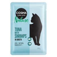 Cosma Nature kapsičky 18 x 50 g - tuňák & krevety