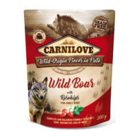 Carnilove Dog Pouch paté wild boar & rosehips 300g