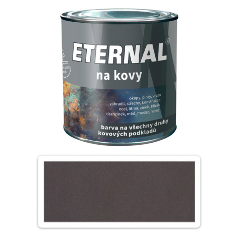 ETERNAL Na kovy - antikorozní barva na kov 0.35 l Palisandr 410