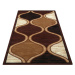 Elegantní koberec v odstínech hnědé Šířka: 40 cm | Délka: 60 cm