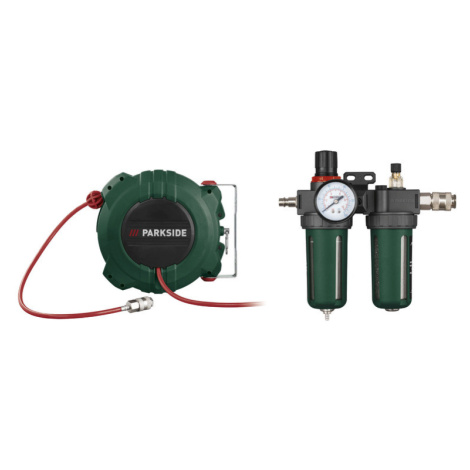 PARKSIDE® Navíjecí buben s tlakovou hadicí / Pneumatická jednotka pro údržbu