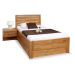 Zvýšená postel Concepta 1, s úložným prostorem, masiv buk, 120x200